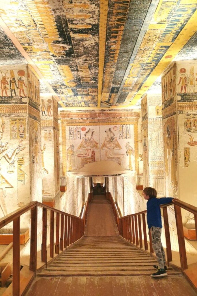 Entrance-to-tomb-of-Ramses-V-VI-in-the-Valley-of-the-Kings