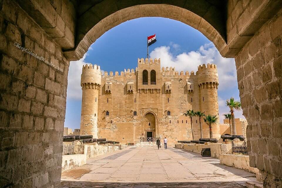 Qaitbay Citadel in Alexandria